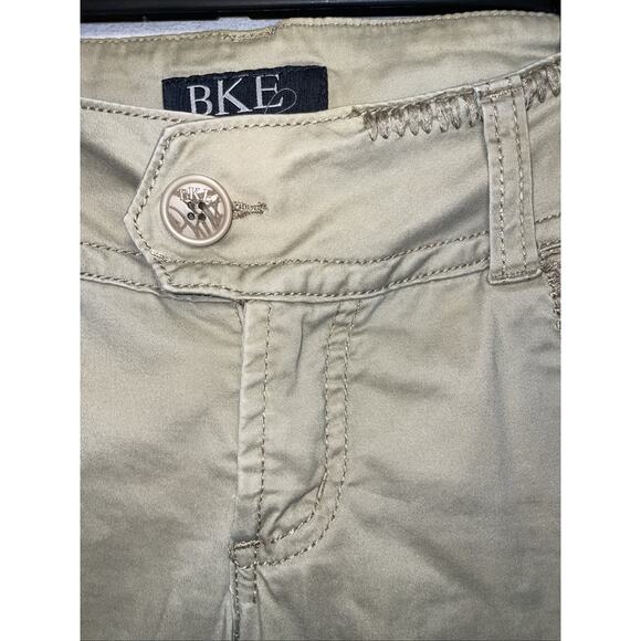 BKE Buckle Casuals Mollie Khaki Tan Pants Size 27 - Picture 4 of 10